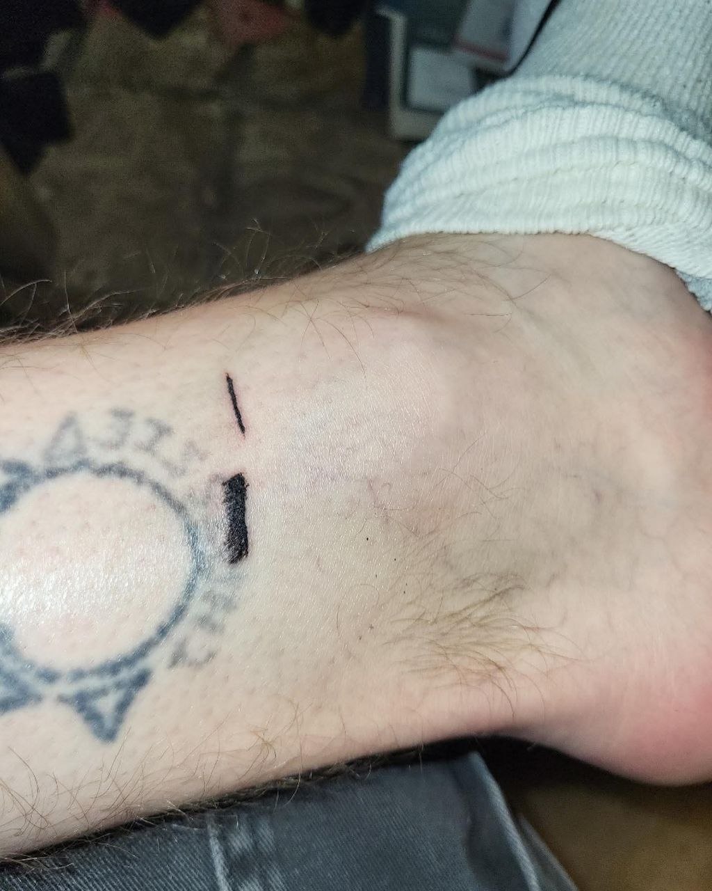 Ankle cover-up work