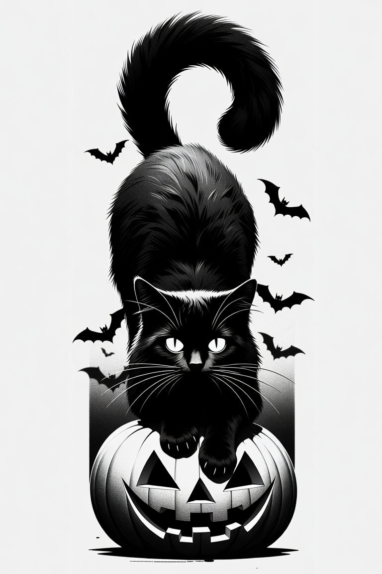 Trick R' Treat Pop VII — black and grey Halloween flash design